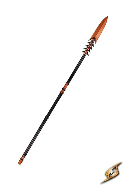 Serrated War Spear - 240 cm - Compact