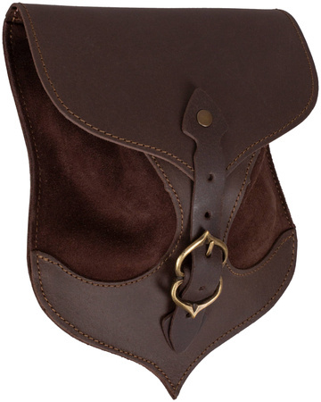 Conrad belt bag - Brown - skórzana kaletka