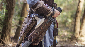 Double Viking Holder - Brown RH - podwójna żabka na broń