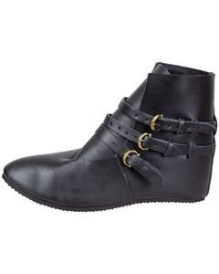 Raimund Boot 2nd Ed. - Black  - skórzane półbuty