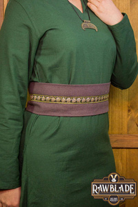 Jeanne fabric belt - Brown