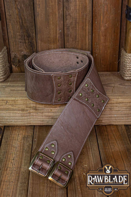 Lombard Wide Belt - Brown