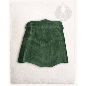 Nuala Skirt Suede Green - zamszowa spódnica
