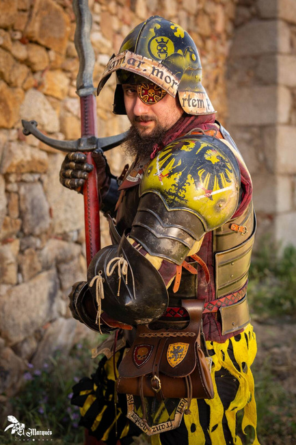 Imperial eye patch - Red - przepaska na oko