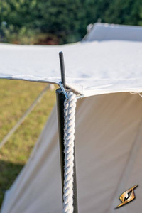 Double Wedge Tent - 2x4m - Natural