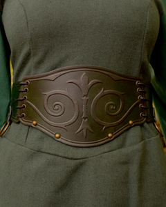 Lucretia Belt - Black - skórzany pas