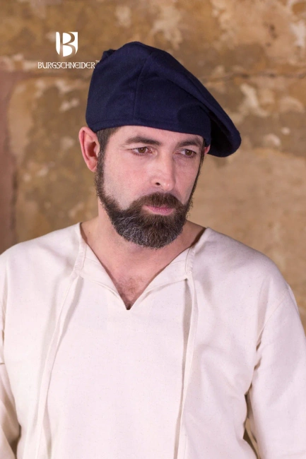 Wool Beret Harald - Blue