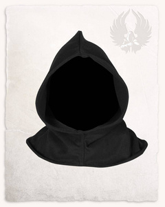 Bron Hood Wool Black - kaptur średniowieczny