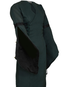 Antaris Dress Canvas - Green - suknia bawełniana