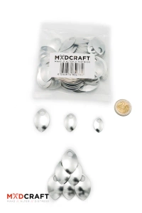 Aluminium Scales - Silver Shiny - aluminiowe łuski