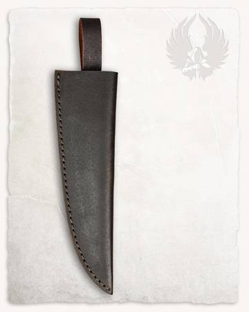 Will Damascus Knife Leather Sheath Brown - pochwa do noża