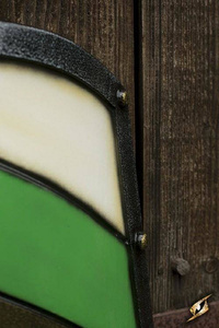 Knight Shield - Green / White