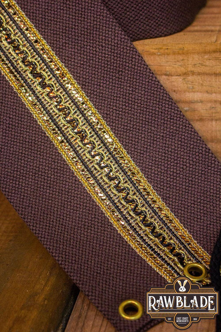 Jeanne fabric belt - Brown