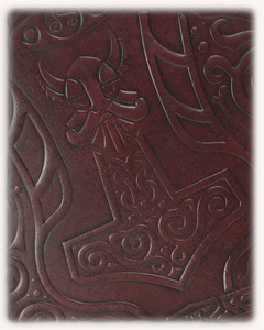 Ragnarok Thor Leather Bracers - Black