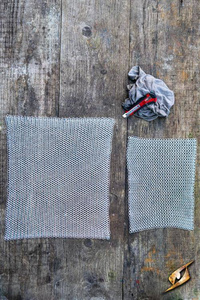 Chainmail DIY Sheets 9mm - Natural Finish