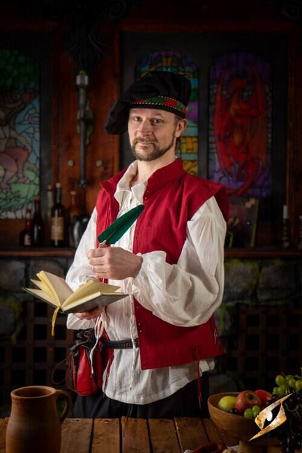 Crinkle Fencing Shirt - Ivory White