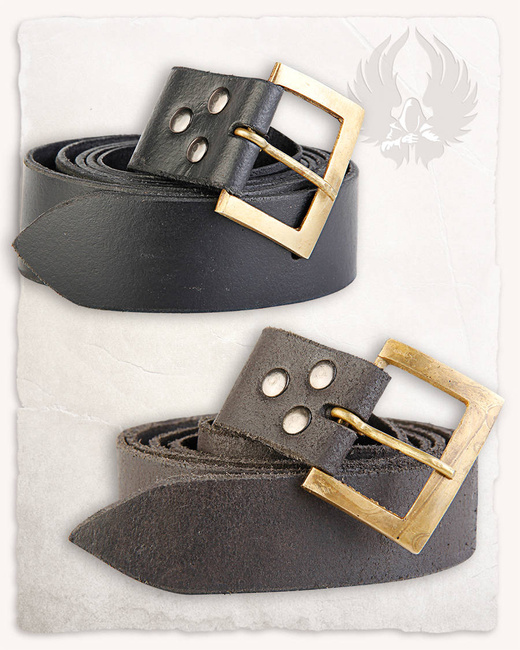 Adolar Belt Black - skórzany pas