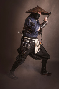 Thigh Holder for Iwashi Kunai - Black