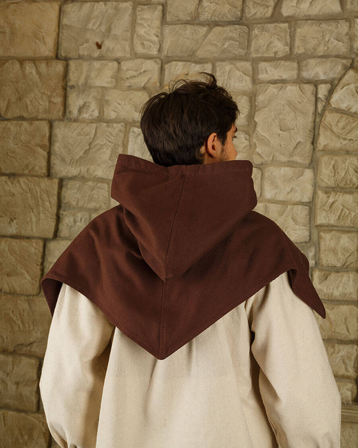 Folke Hood Brown - kaptur bawełniany