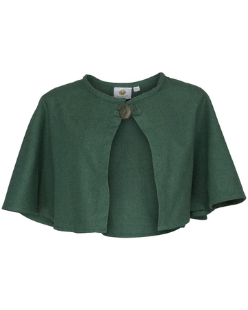 Bron Pelerine Canvas Green - krótka peleryna