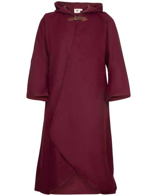 Faelyn coat Wool - Bordeaux - wełniany płaszcz