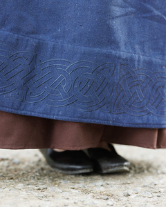 Alva Apron Dress Blue - suknia fartuchowa