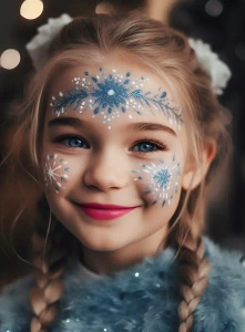 Blue Yellow Pink White Cream Make-Up - kremowe farby do charakteryzacji