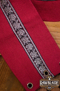 Jeanne fabric belt - Red