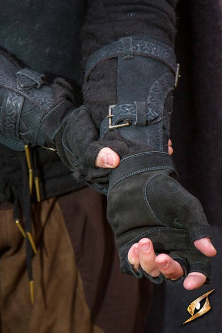 Ranger Bracers - Suede - Black