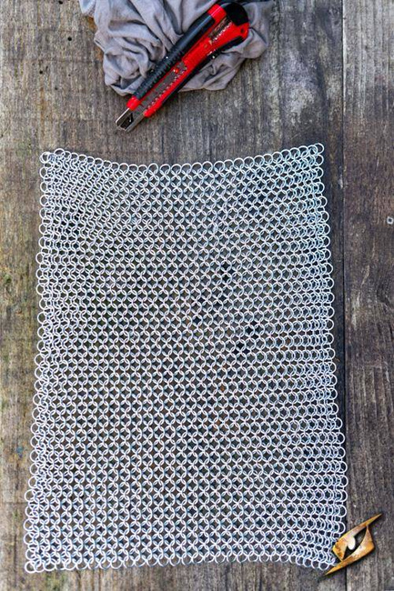 Chainmail DIY Sheets 9mm - Natural Finish