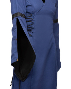 Antaris Dress Canvas - Blue - suknia bawełniana