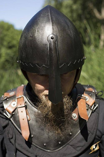 Norman Nasal Helmet - Epic Dark