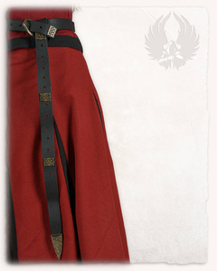 Einar Belt Black - skórzany pas