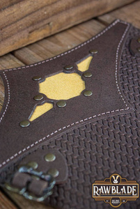 Beljant Bracer - Brown and Summer Yellow