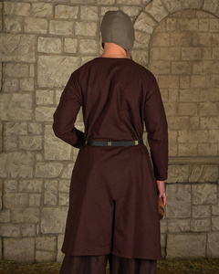 Wolfram Long Tunic Cotton Brown - płócienna długa tunika