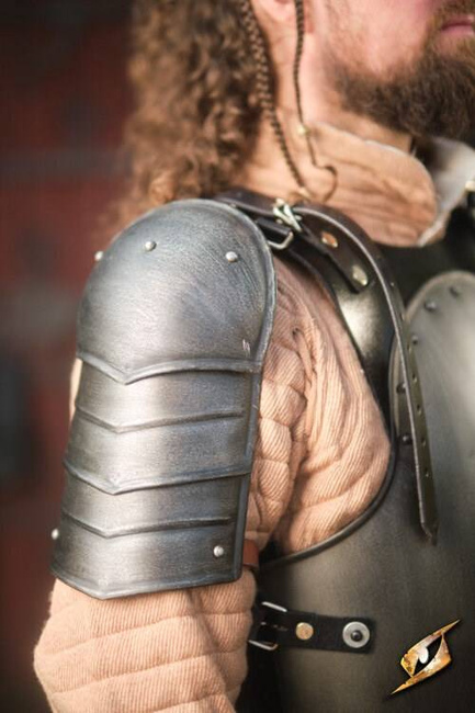 Shoulder Plate Mercenary - Epic Black