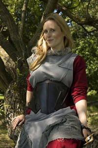Dark Elf Corset - Black - Brown