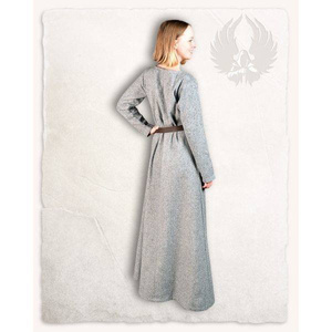 Wilma Dress Grey - wełniana suknia