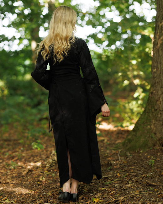 Antaris Dress Canvas - Brown - suknia bawełniana