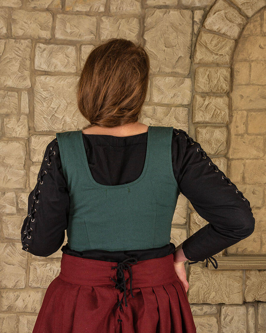 Annabelle Bodice Green - kamizelka gorsetowa