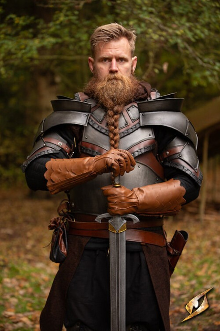 Scales Gloves - Brown