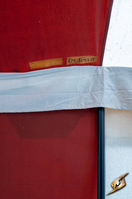 Pavilion Tent - Ø3m - Natural/Emperor Red