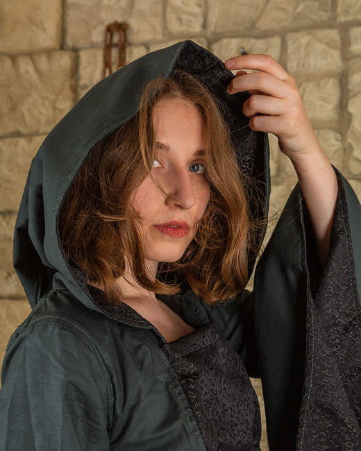 Ophelia Dress - Green/Black