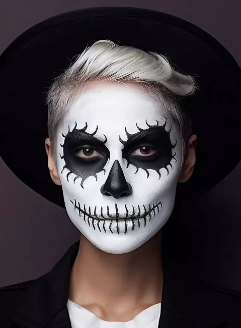 Black and White Cream Make-Up - kremowe farby do charakteryzacji