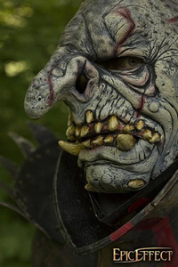 Troll - Grey w. Hair / maska lateksowa Troll