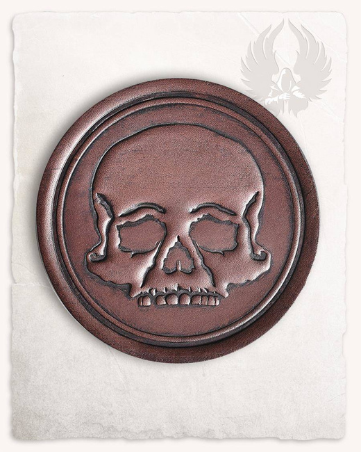 Coaster Skull Brown - podkładka pod napój