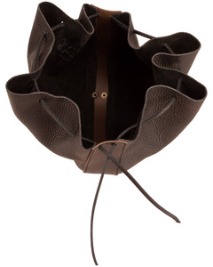 Veltor leather bag - Black - skórzana sakwa