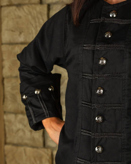 Enigo Frock-Coat Black - surdut