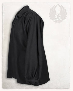 Jonathan Shirt - Black - koszula bawełniana