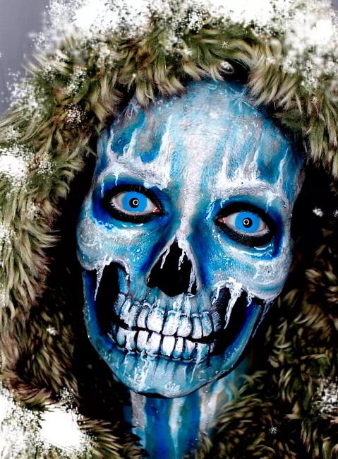 Aqua make-up Blue Delphinium 463 - farba do ciała